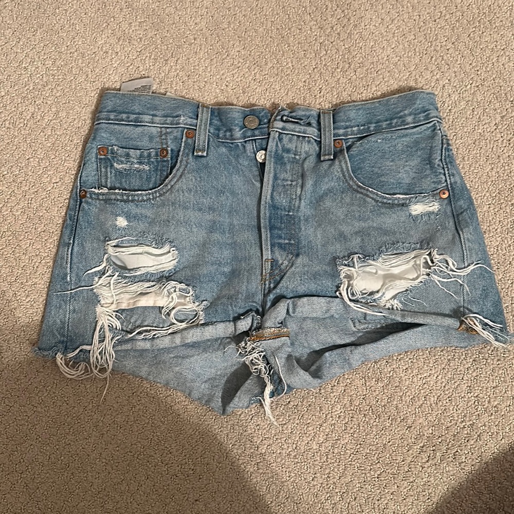 Levi 501 denim shorts